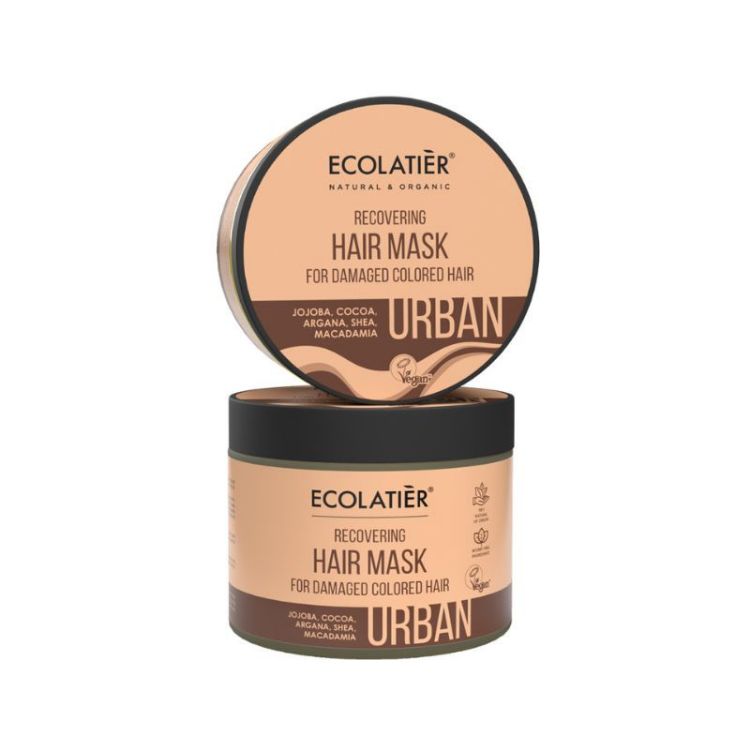 Obrázok z Regeneračná maska na poškodené a farbené vlasy - 380 ml - Ecolatier