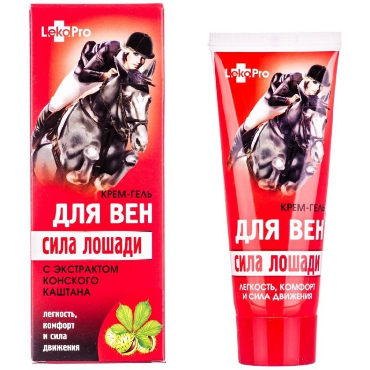 Obrázok z LekoPro KONSKÁ SILA krém na žily - 75ml -LekoPro