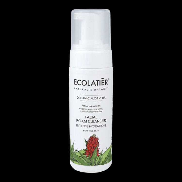 Obrázok z Čistiaca pena na tvár intenzívne hydratačná Organic Aloe Vera - 150 ml - Ecolatier