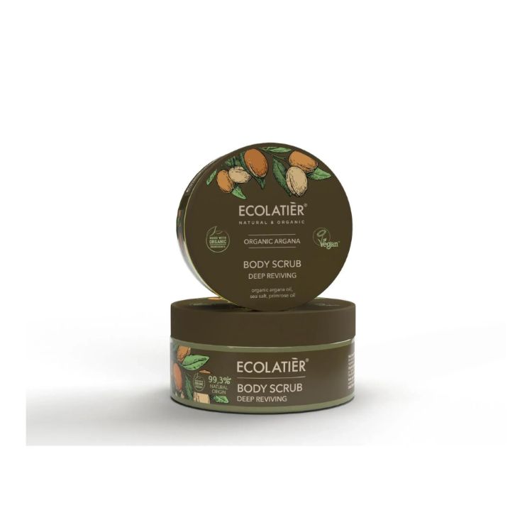 Obrázok z Telový peeling hĺbkovo vyživujúci Organic Argana- 300g - Ecolatier
