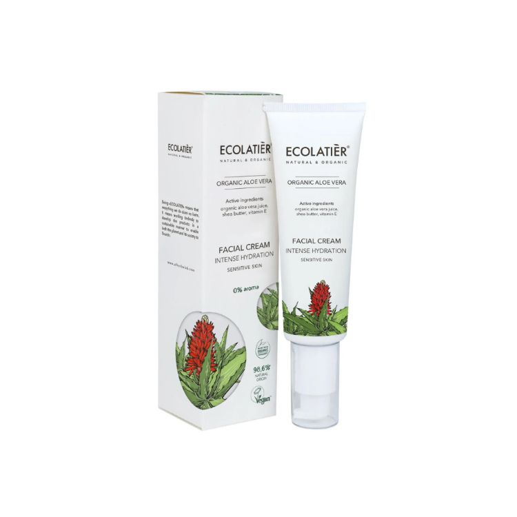 Obrázok z Pleťový krém intenzívne hydratačný Organic Aloe Vera - 50ml - Ecolatier