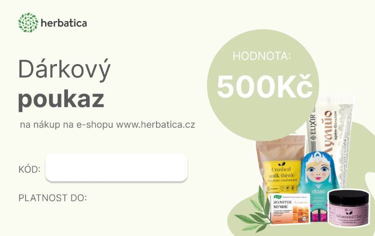 Obrázok z Darčeková poukážka Herbatica v hodnote 20€