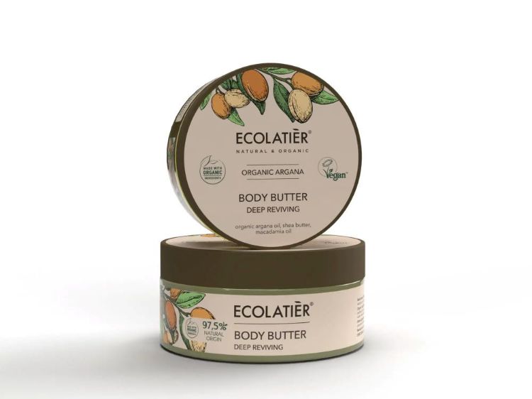 Obrázok z Telové maslo hĺbkovo vyživujúce Organic Argana - 200 ml - Ecolatier
