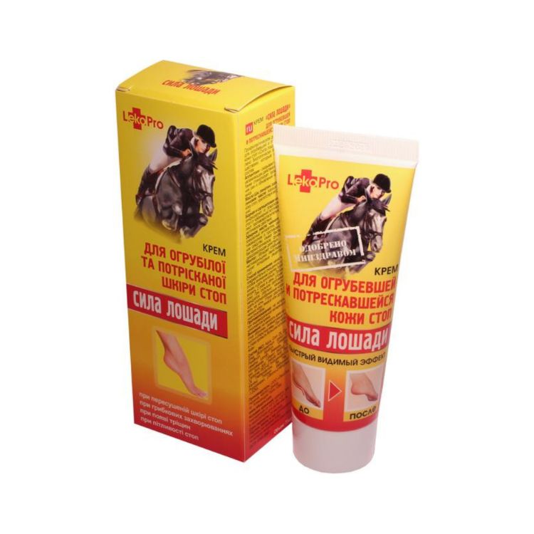 Obrázok z KONSKÁ SILA krém na nohy - na drsnú a popraskanú pokožku - 75 ml - LekoPro