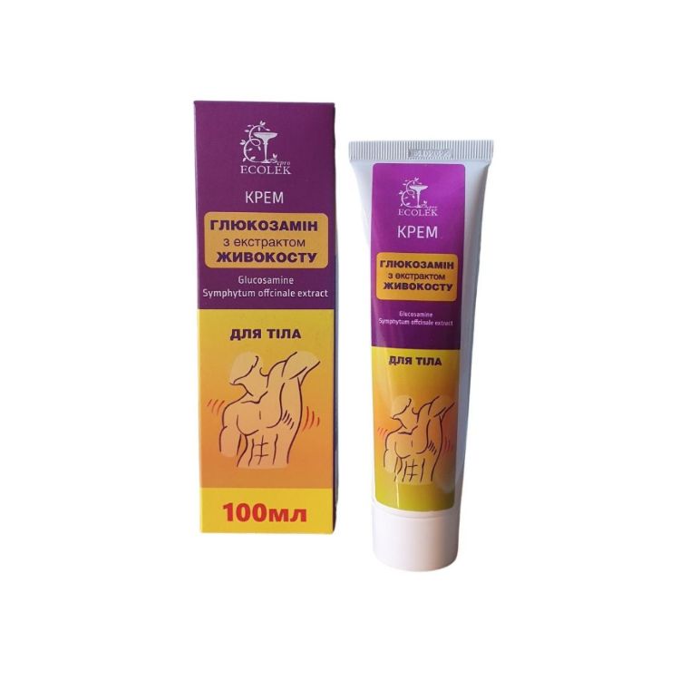 Obrázok z Telový krém s glukozamínom a s extraktom z kostihoja - 100 ml - Ecolek