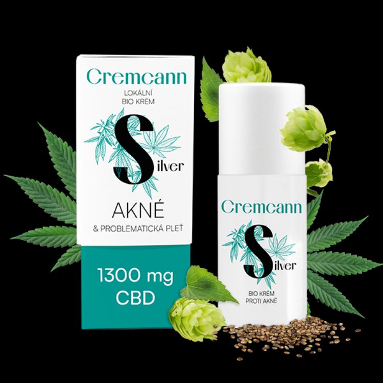 Obrázok z CREMCANN SILVER 1 300 mg lokálny bio krém na problematickú pokožku - 30 ml - Annabis