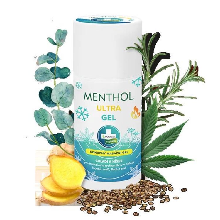 Obrázok z MENTHOL ULTRA GEL – konopný masážny gél s dvojitým efektom - 90 ml - Annabis