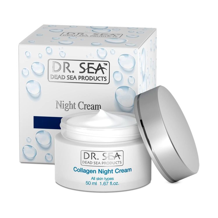 Obrázok z Nočný pleťový krém s kolagénom - 50 ml - Dr. Sea