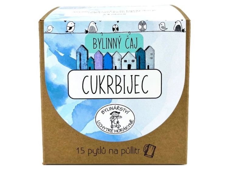 Obrázok z Porcovaný bylinný čaj "Ničiteľ cukru" - 45g (15x3g)- Bylinářství U Chytré horákyně