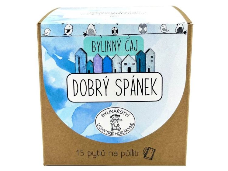 Obrázok z Porcovaný bylinný čaj Dobrý spánok - 45g (15x3g)- Bylinářství U Chytré horákyně