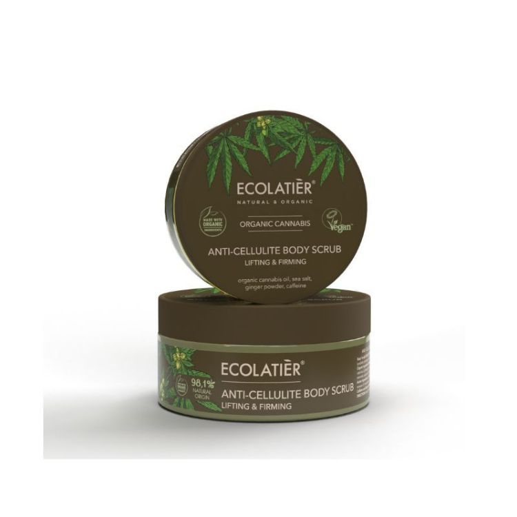 Obrázok z Anticelulitídny telový peeling Lifting & Firming Organic Cannabis - 300 g - Ecolatier