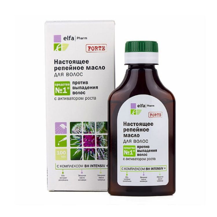 Obrázok z Elfa Pharm Lopúchový olej na vlasy proti vypadávaniu - 100 ml -Elfa Pharm