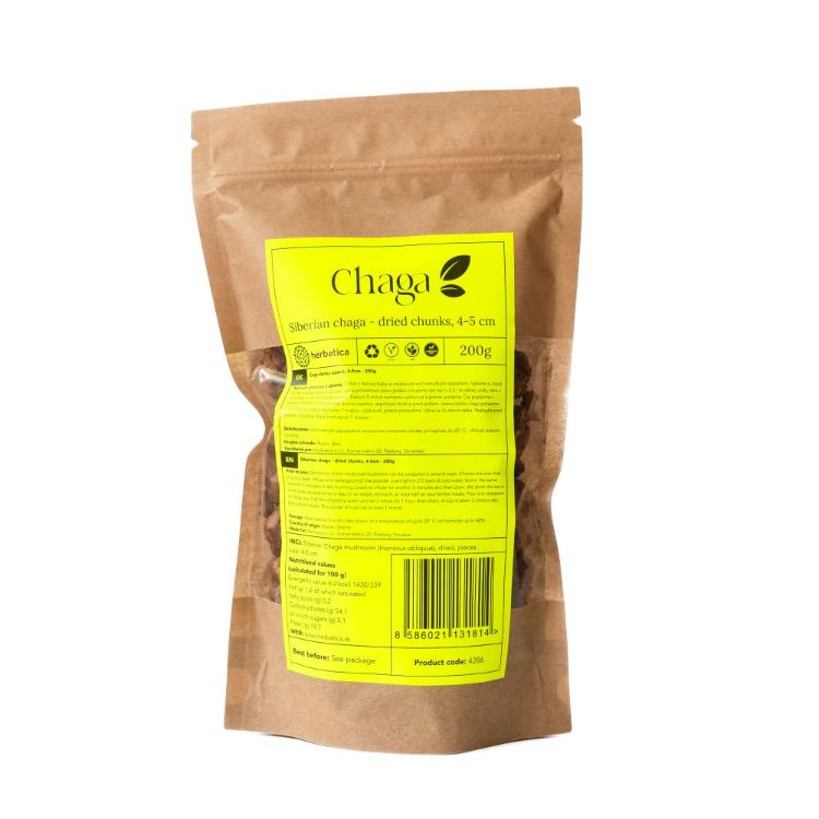 Obrázok z Čaga sibírska sušené kúsky (4-5 cm) - 200g - Herbatica