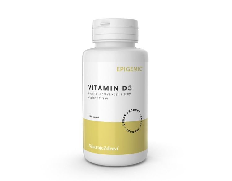 Obrázok z Vitamin D3 - 120 kapsúl - Epigemic®