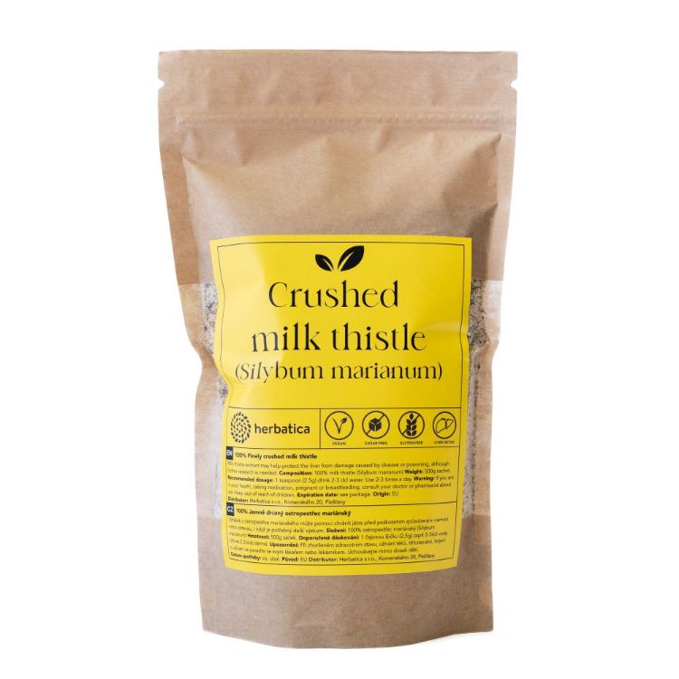 Obrázok z 100% jemne drvený pestrec mariánsky - 500g - Herbatica Balenie: 500 g