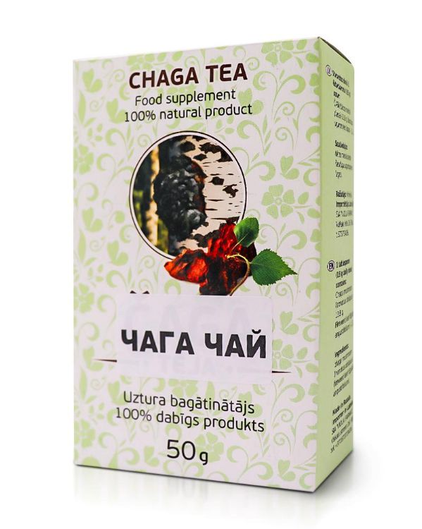 Obrázok z Čaga čaj 100% prírodný  - 50g - HealthNA
