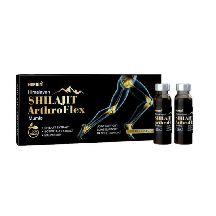 Obrázok z HealthNA Himalájske MUMIO (Shilajit) doplnok stravy ArthroFLEX - 10ks x10 ml - Herbin