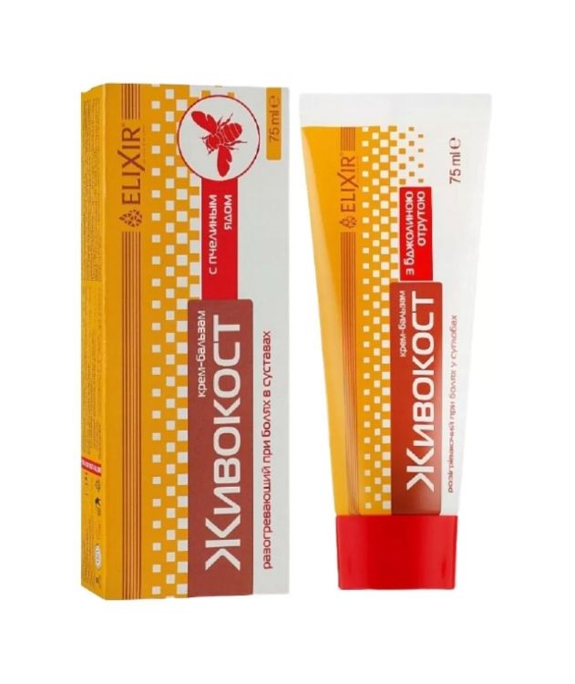 Obrázok z Krém na kĺby "Živokost" s kostihojom a včelím jedom - 75 ml - Elixir
