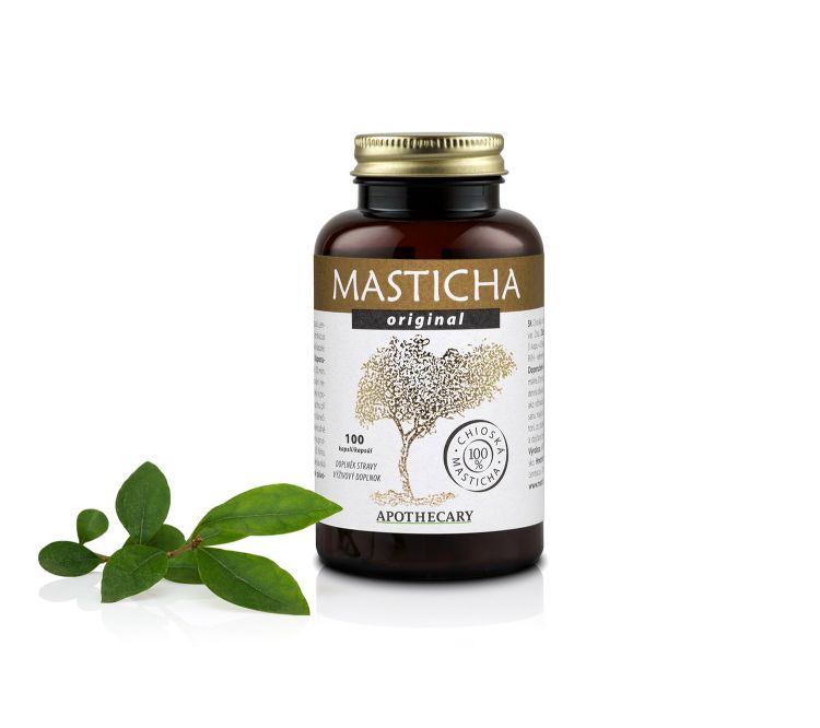 Obrázok z Masticha Terapia Masticha Original – 100 kapsúl