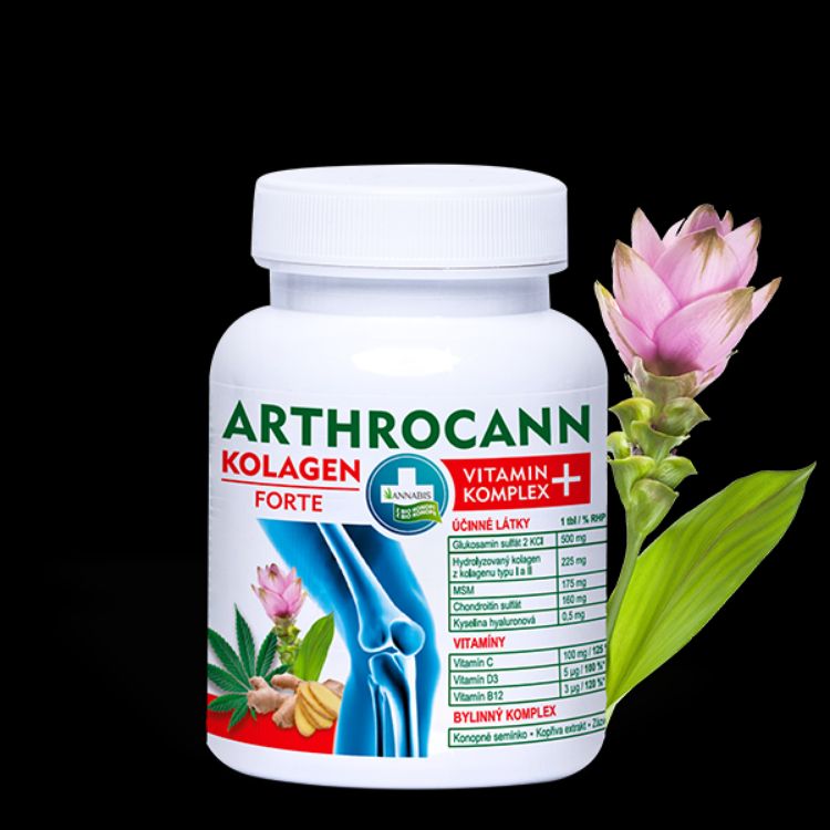 Obrázok z ARTHROCANN KOLAGÉN FORTE vitamínový komplex + kĺbová výživa - 60 tabliet - Annabis