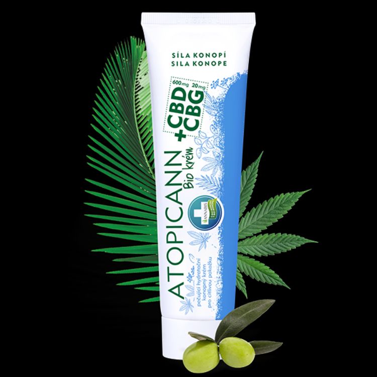 Obrázok z ATOPICANN CBD + CBG BIO konopný krém na atopický ekzém a psoriázu - 100 ml - Annabis
