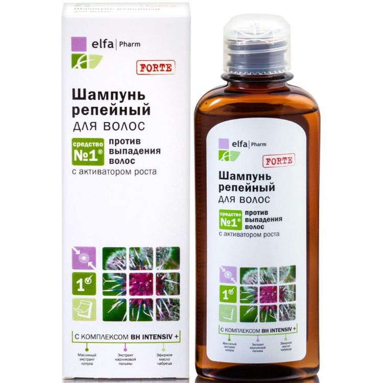Obrázok z Lopúchový šampón na vlasy proti vypadávaniu - 200 ml - Elfa Pharm