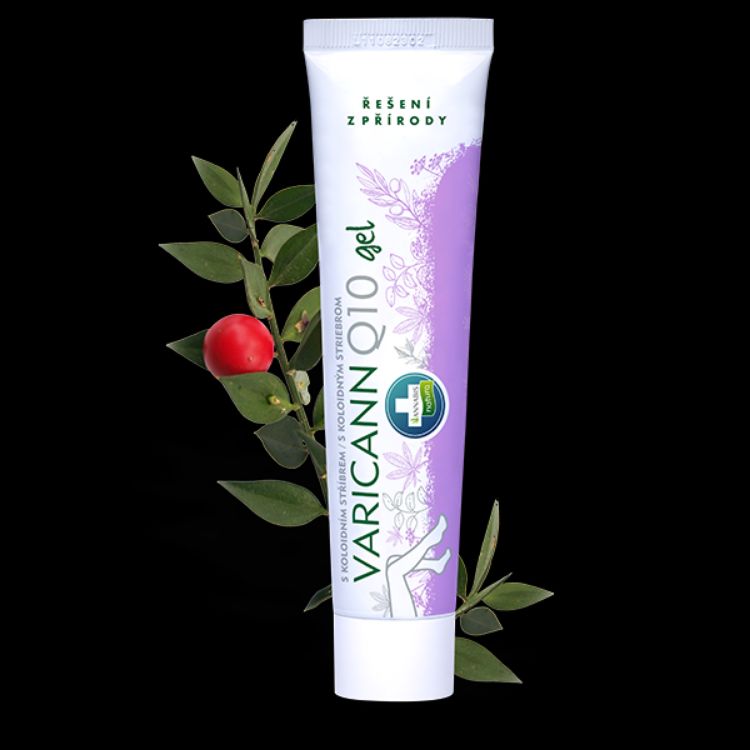 Obrázok z VARICANN Q10 gél na nohy, kŕčové žily s koloidným striebrom - 75 ml - Annabis