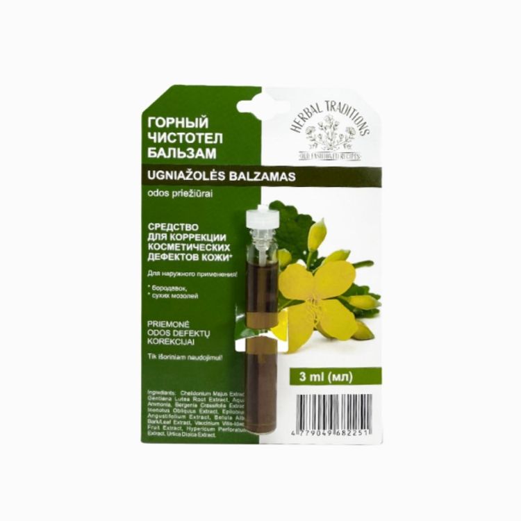 Obrázok z Horský lastovičník "čistoteľ" - elixír na bradavice - 3 ml - Herbal Traditions
