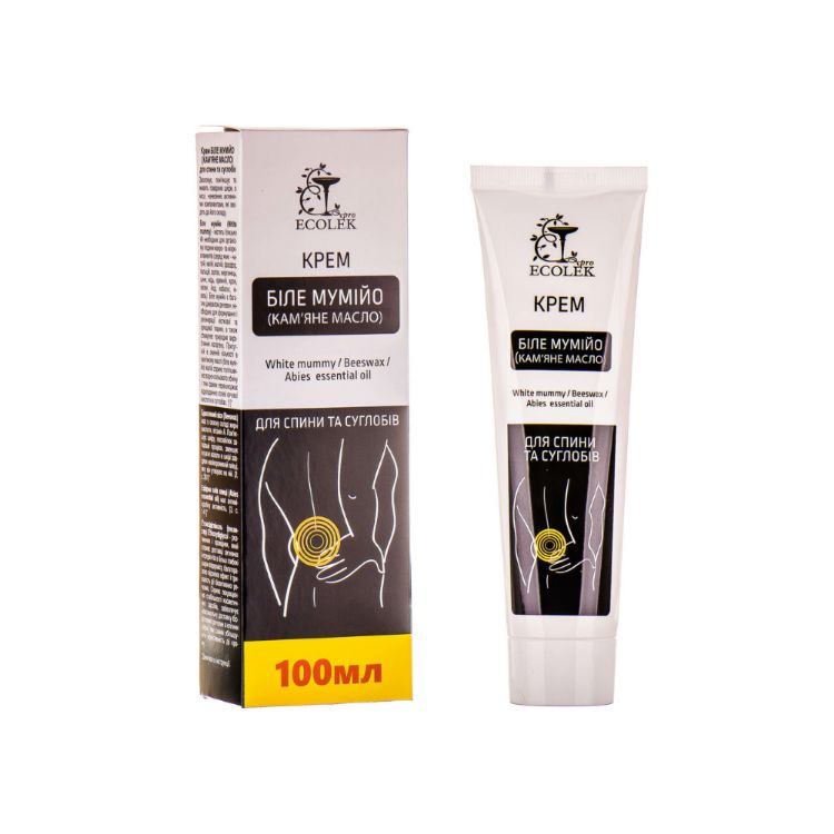 Obrázok z Krém BIELE MUMIO na chrbát a kĺby - 100 ml - Ecolek
