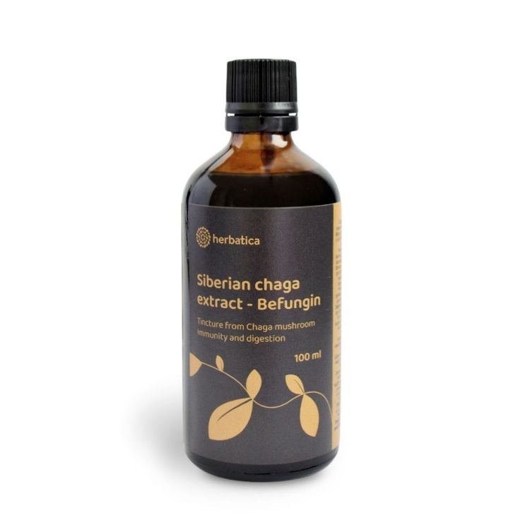 Obrázok z Befungin - tinktúra s extraktom z čagy sibírskej - 100 ml - Herbatica
