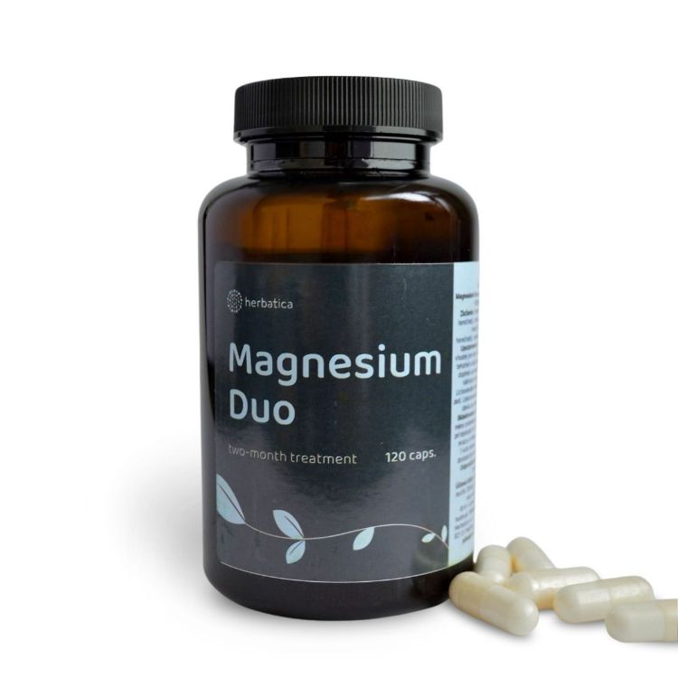Obrázok z Magnesium DUO dvojmesačná kúra - 120 kapsúl - Herbatica