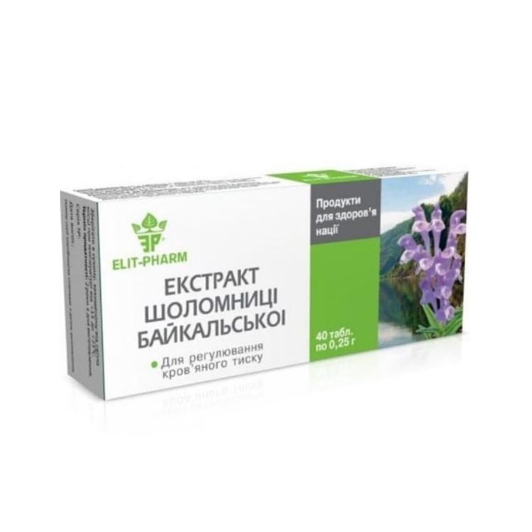 Obrázok z Šišiak bajkalský extrakt - 80 tabliet - Elit Pharm