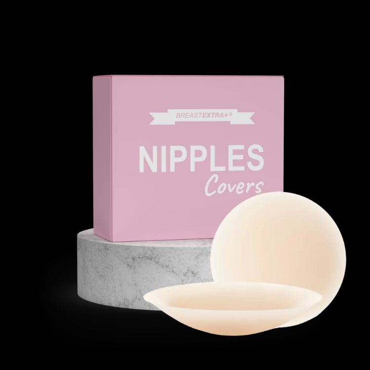 Obrázok z BreastExtra+ NIPPLE Covers silikónové (telové) - 1 pár