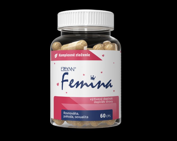 Obrázok z EREXAN Femina podpora hormonálnej rovnováhy, pohody a sexuality žien - 60 kapsúl