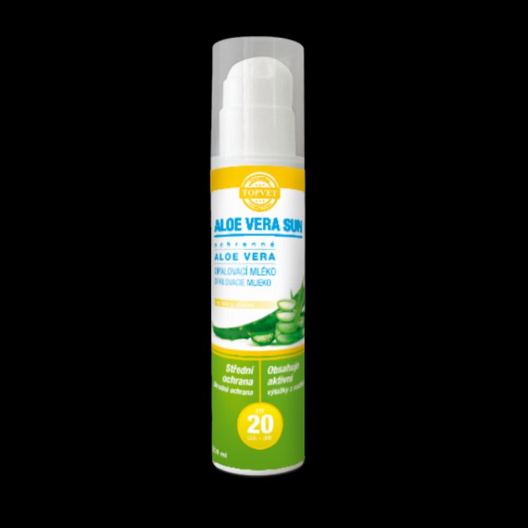 Obrázok z Aloe vera opaľovací krém SPF 20 200 ml - Green idea