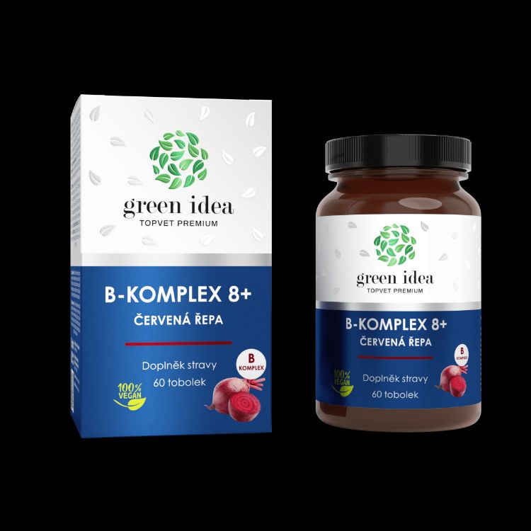 Obrázok z B-komplex 8+ červená repa - kapsule 60 ks - Green idea