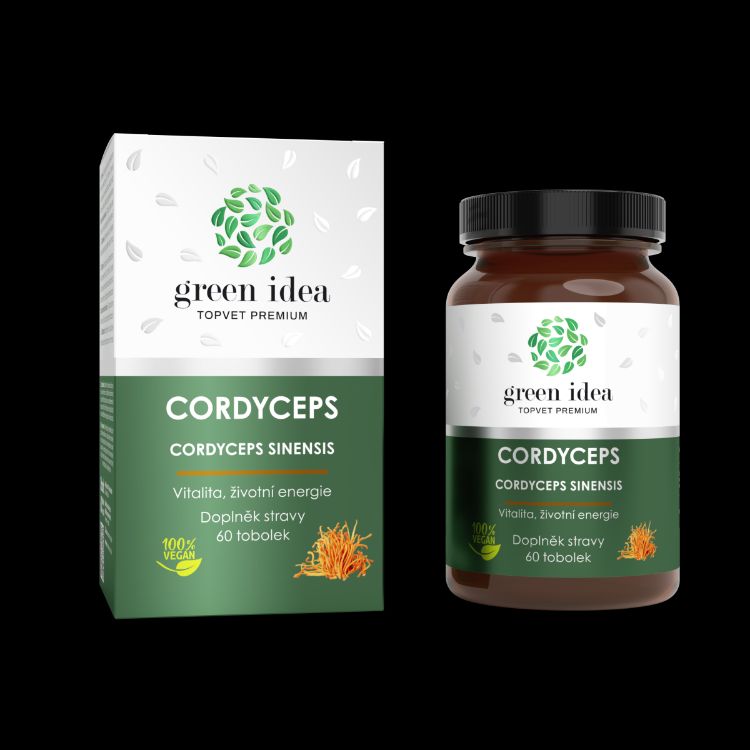 Obrázok z Cordyceps bylinný extrakt - kapsule 60 ks - Green idea