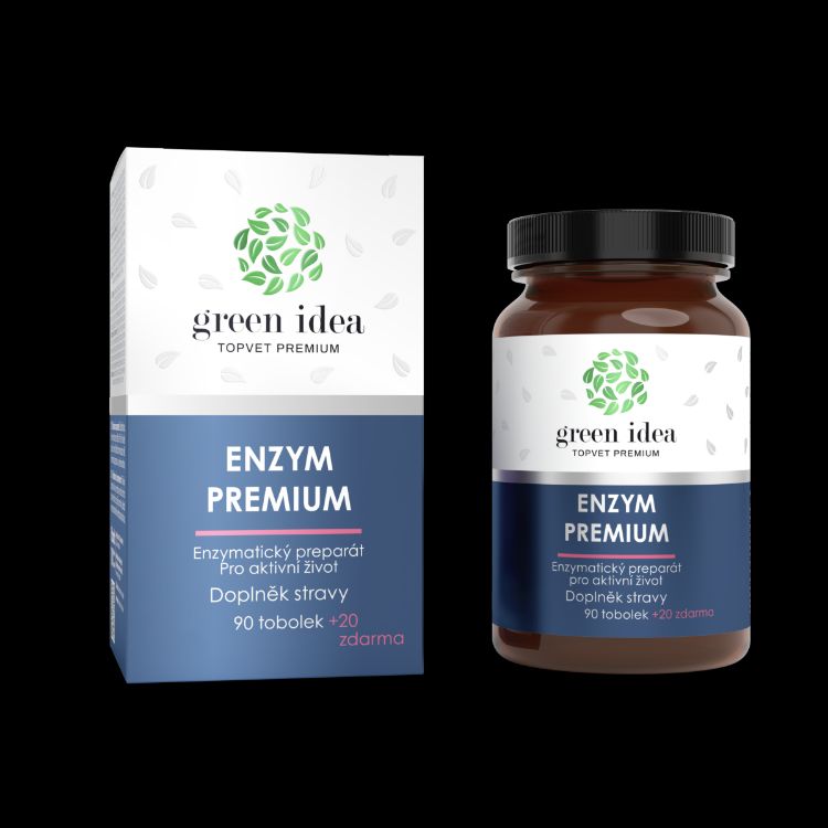 Obrázok z Enzyme Premium - kapsule 90+20 zdarma 110 ks - Green idea