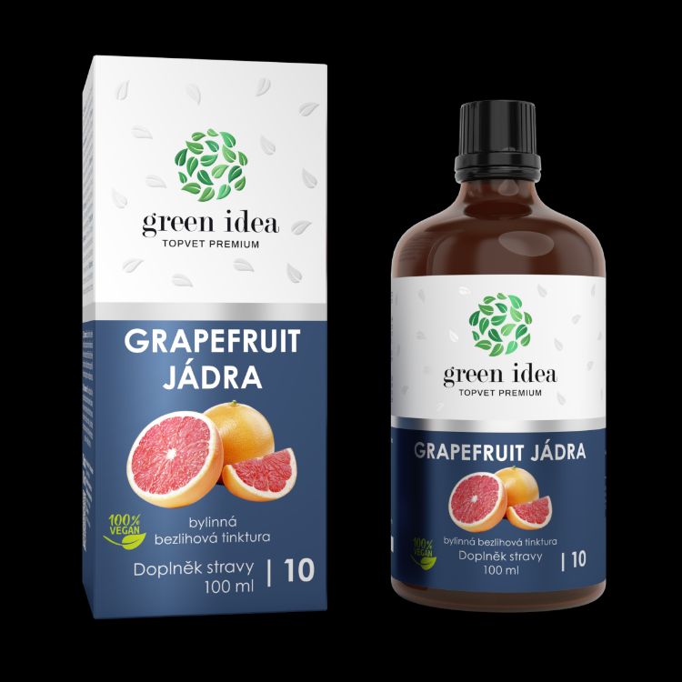 Obrázok z Grapefruitové jadrá - tinktúra bez alkoholu 100 ml - Green idea
