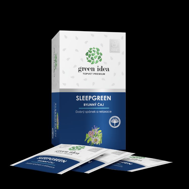 Obrázok z Herbex Sleepgreen - bylinný čaj 20 vrecúšok - Green idea