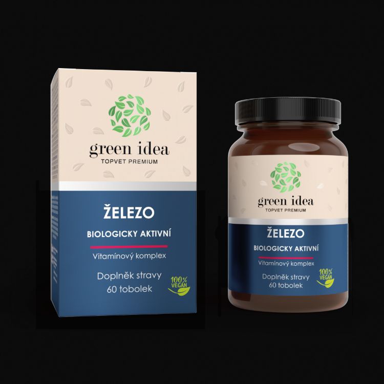 Obrázok z Železo - vitamínový komplex - kapsule 60 ks - Green idea