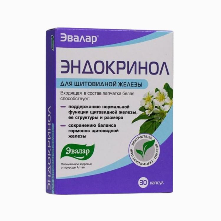 Obrázok z Endokrinol výživový doplnok - 30 tabliet - Evalar