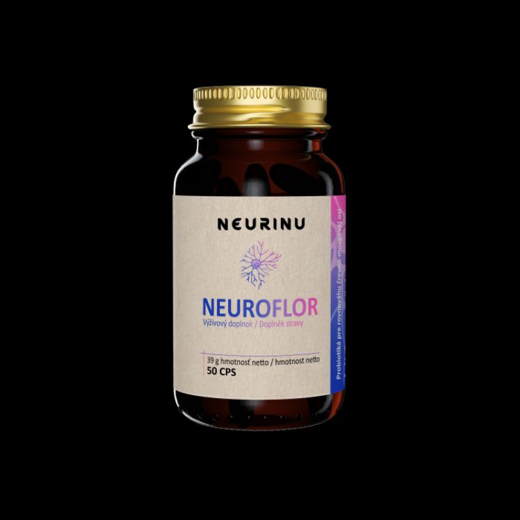 Obrázok z NEURINU Neuroflor probiotiká pre psychickú rovnováhu - 50 kapsúl