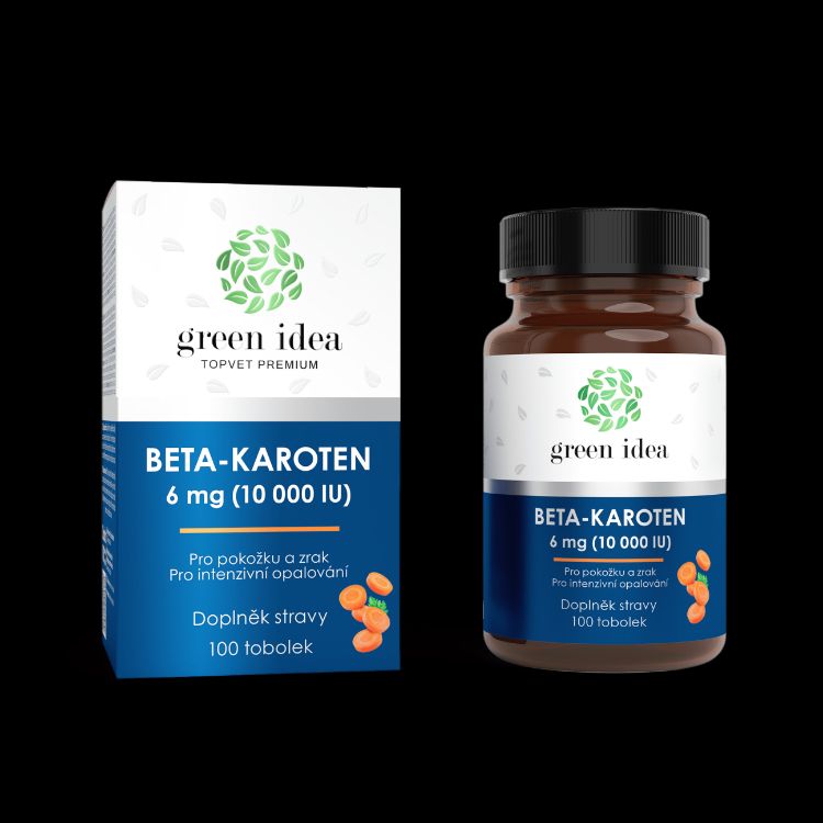 Obrázok z Beta-karotén - kapsuly 100 ks - Green idea