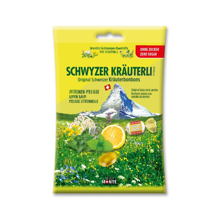 Obrázok z DOMACO Bylinné bonbóny - Citrón+medovka bez cukru 75 g - Green idea