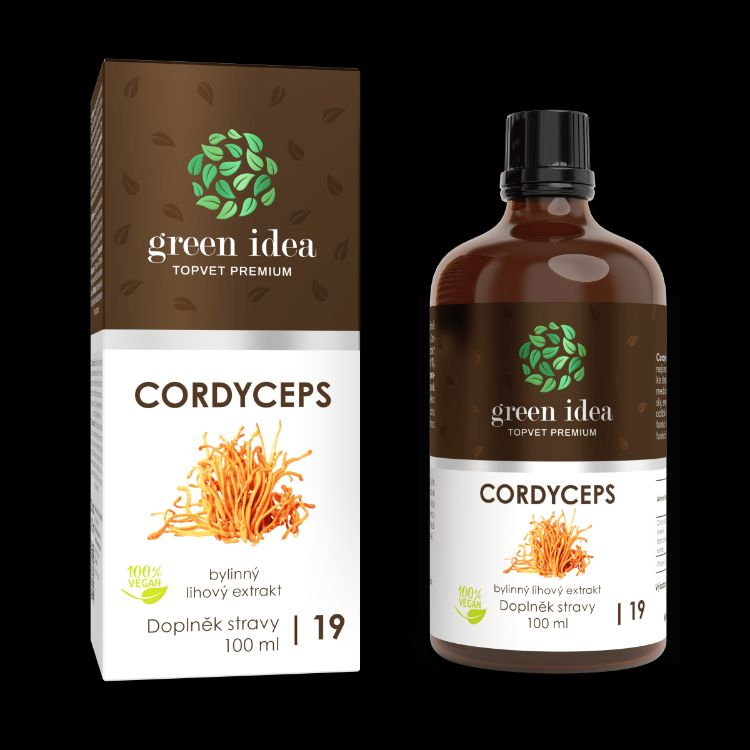 Obrázok z Cordyceps tinktúra - kvapky 100 ml - Green idea