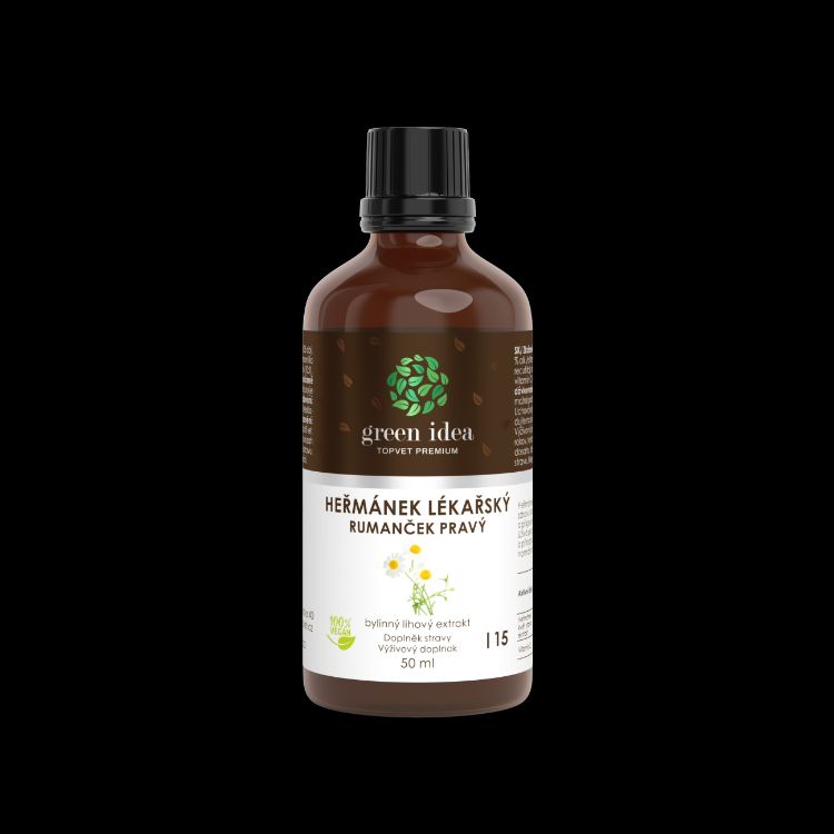 Obrázok z Harmanček lekársky tinktúra - kvapky 50 ml - Green idea