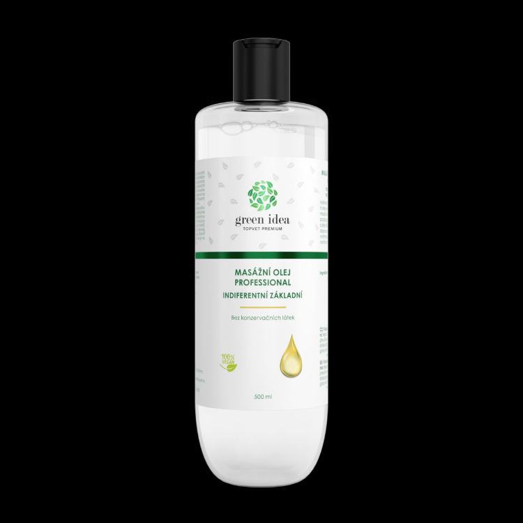 Obrázok z Indiferentný mas. olej - základná báza 500 ml - Green idea