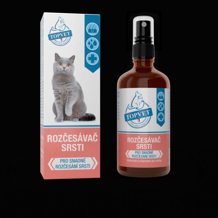 Obrázok z Rozčesávač srsti pre mačky 100 ml - Green idea
