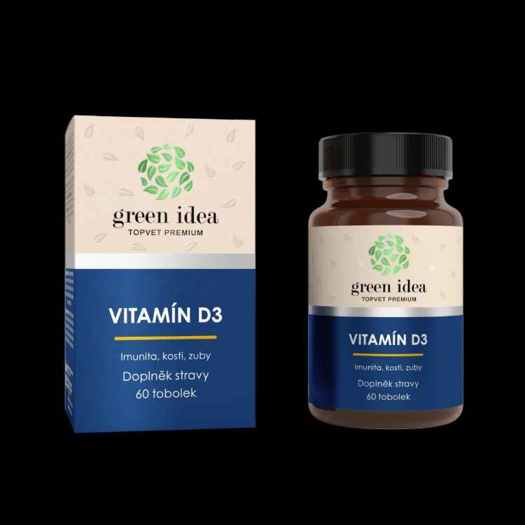 Obrázok z VITAMÍN D3 - tobolky 60 ks - Green idea